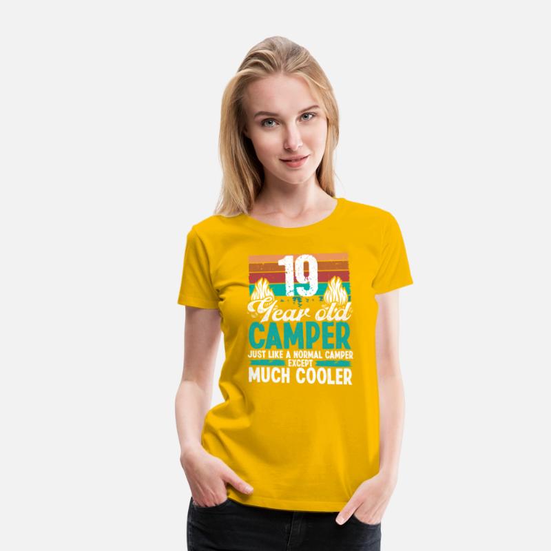19 Year Old Camper Scouting Camping 19 Birthday