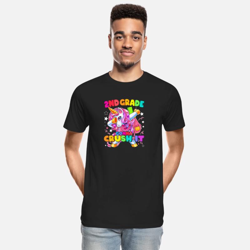 2nd Grade Dabbing Unicorn Back to School Girls