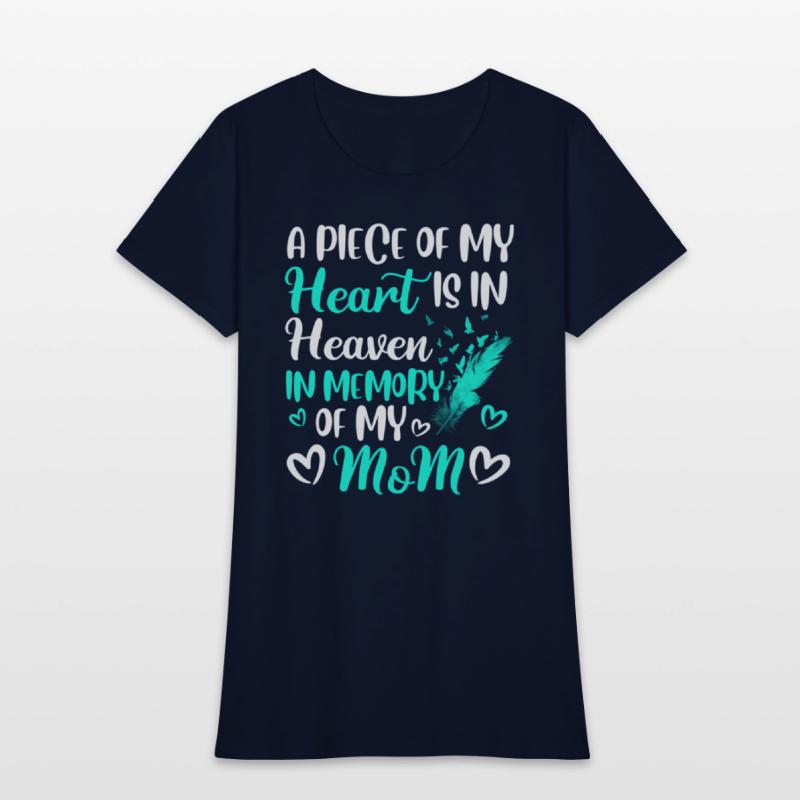 A Piece Of My Heart Is In Heaven In Memory Of Mom