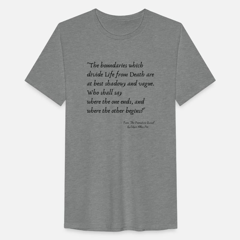 A Quote from "The Premature Burial" by E. A. Poe