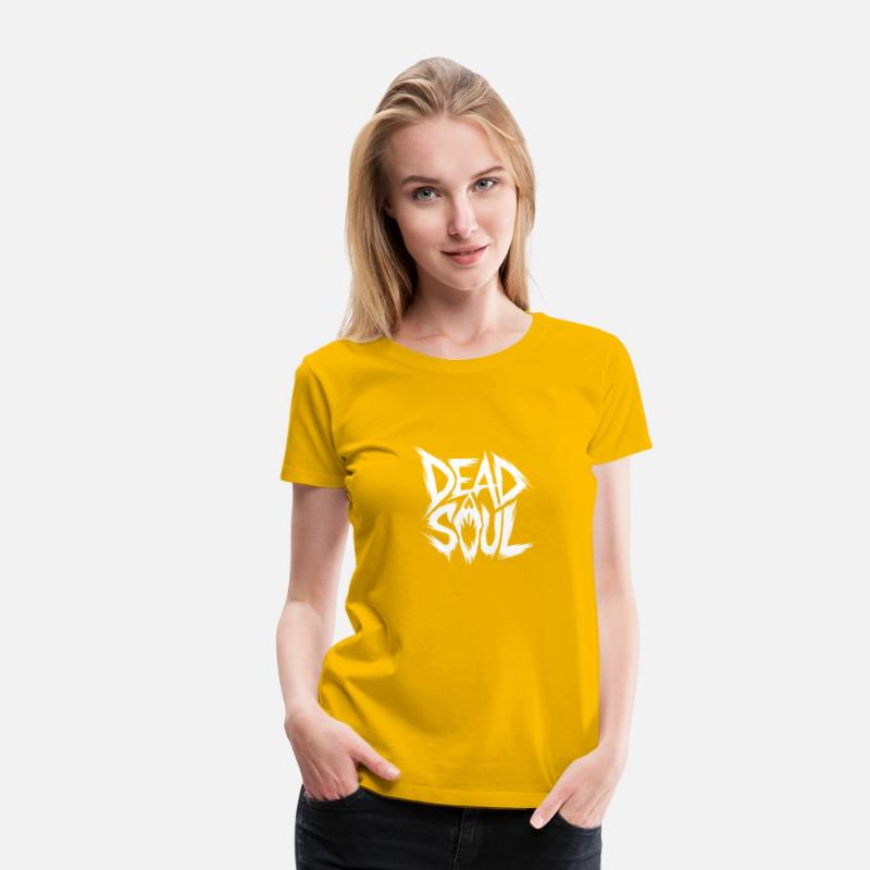 a stylized illustration of the text dead soul