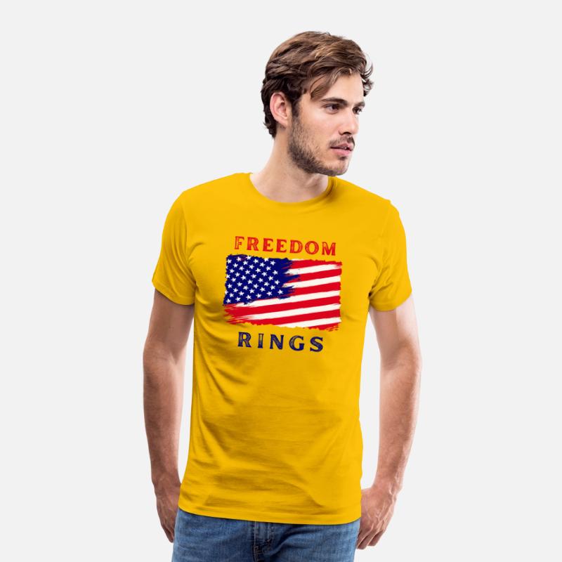 American Dreams Minimalist Print: Blue Red Design