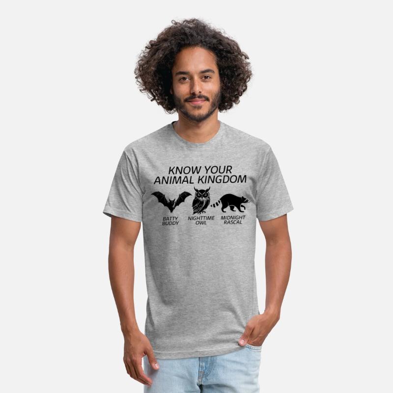 Animal Shirt, Know Your Animal Kingdom Bat Owl