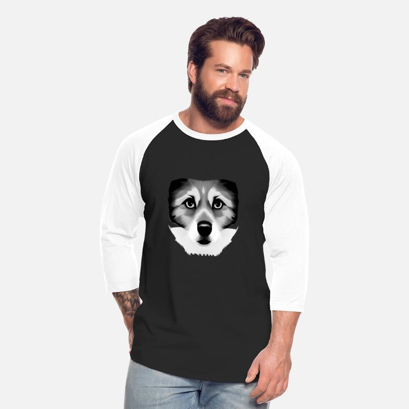 black and white dog