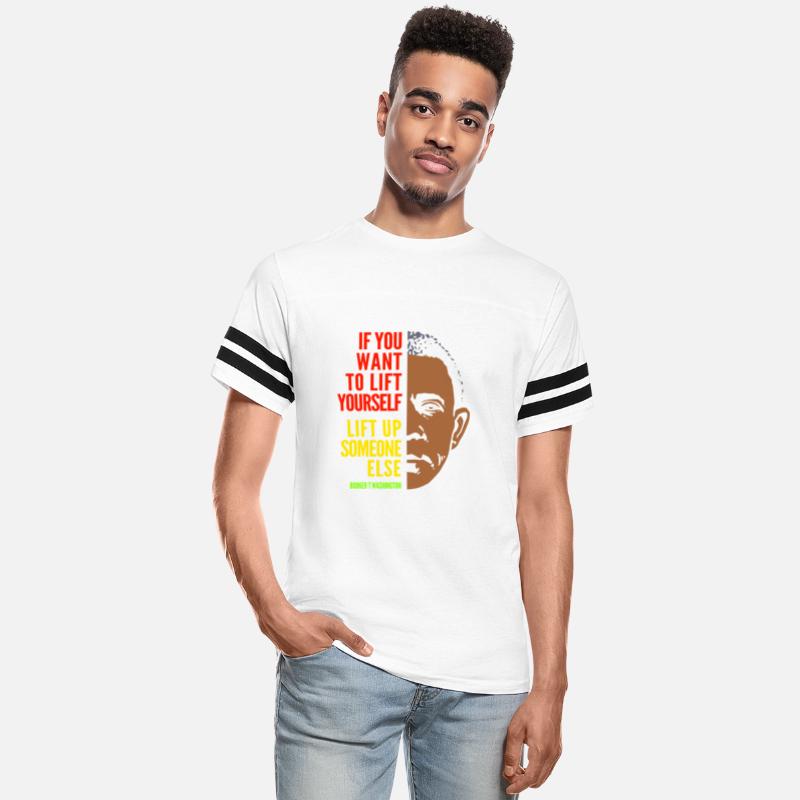Booker T. Washington Quote: Lift Yourself (color)