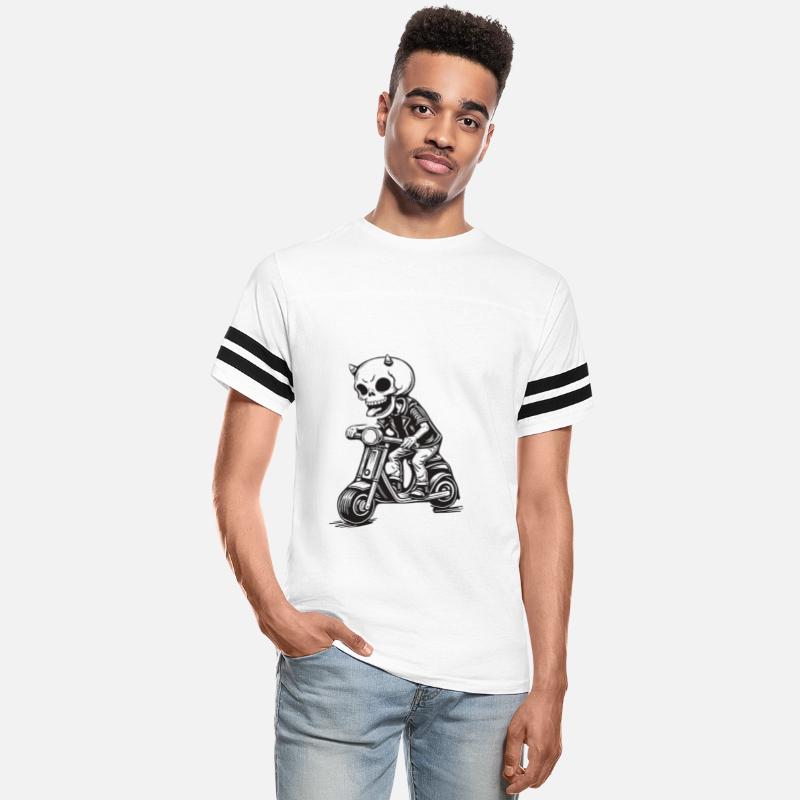 Born to Be Wild - Skull Devil on Scooter