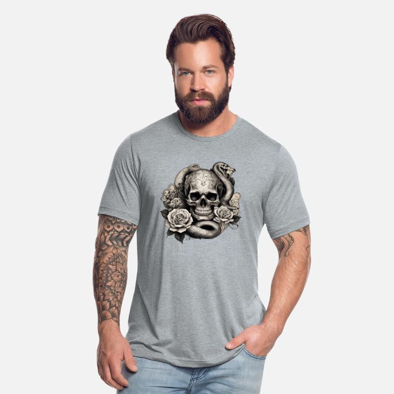 Skull Rose Biker