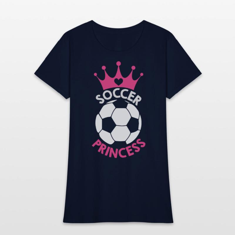 Soccer Princess Soccer Ball And Hot Pink Crown