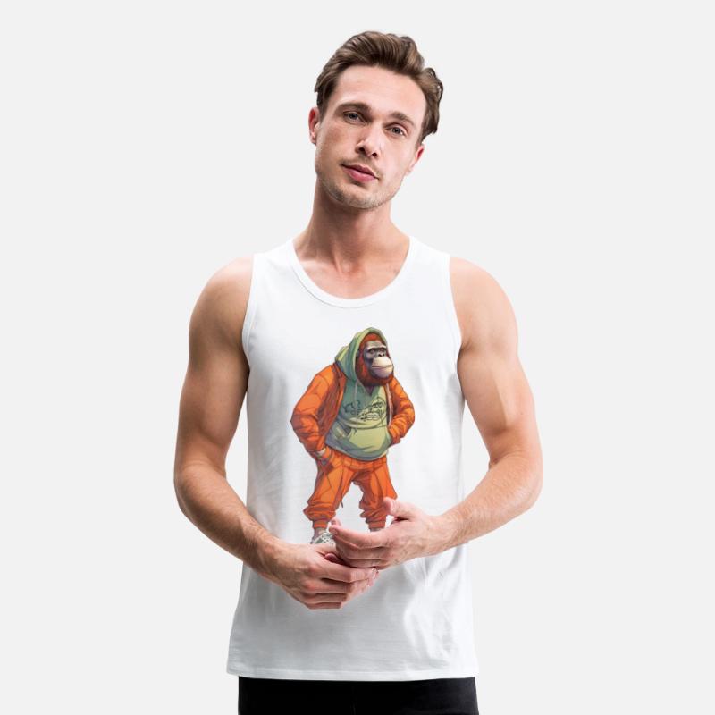 Street Art Orangutan Urban Rap Street Monkey