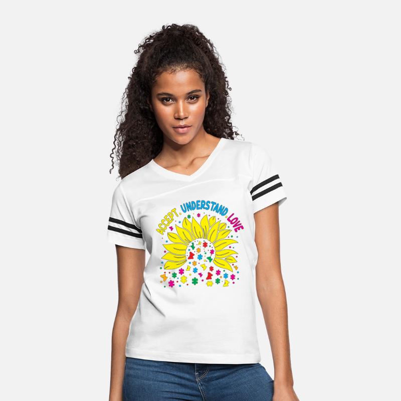 Sunflower Accept Understand Love Autism Awareness