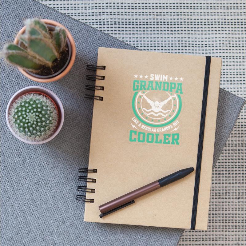 Swim Grandpa - Vintage Circle Swimmer Design