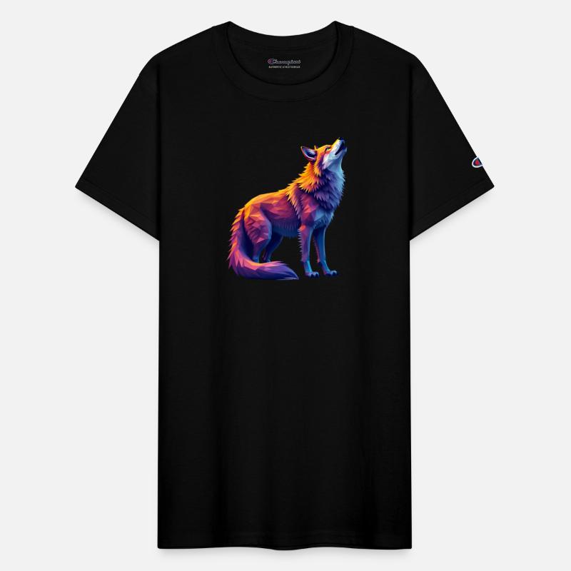 The Vibrant Fox Howling to the Future