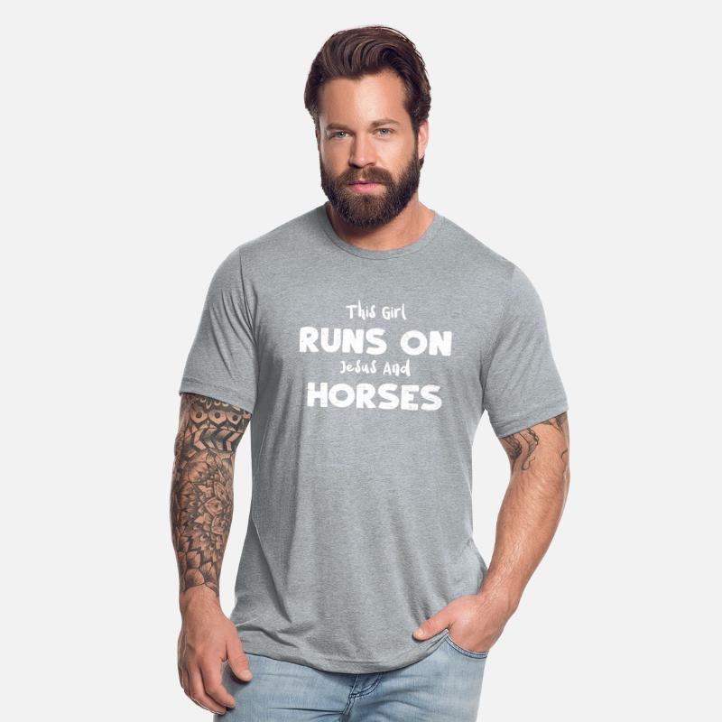 This Girl Runs On Jesus And Horses