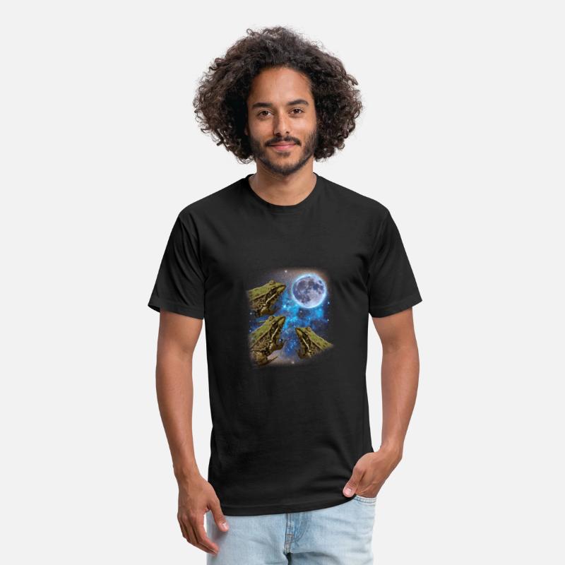 Three Bullfrog Moon Cursed Meme 3 Howling Frog