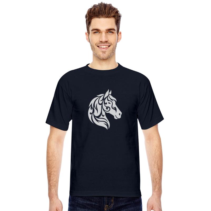 Tribal Horse Head Portrait Elegant Tattoo