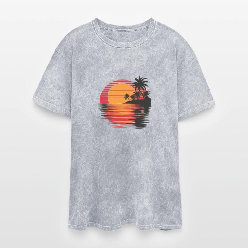 Tropical Sunset Palm Beach Vibes