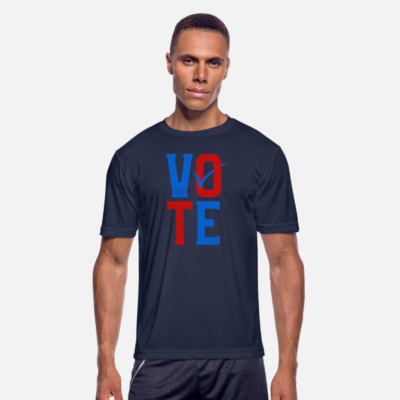 Vote Distressed Red White And Blue