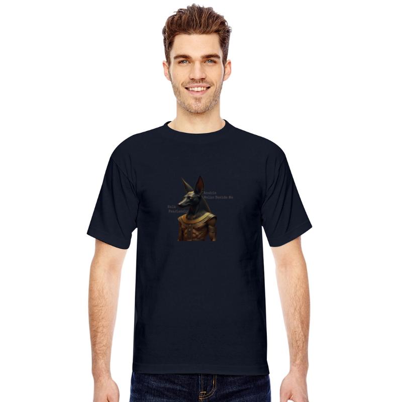 "Walk Fearlessly, Anubis Walks Beside Me"