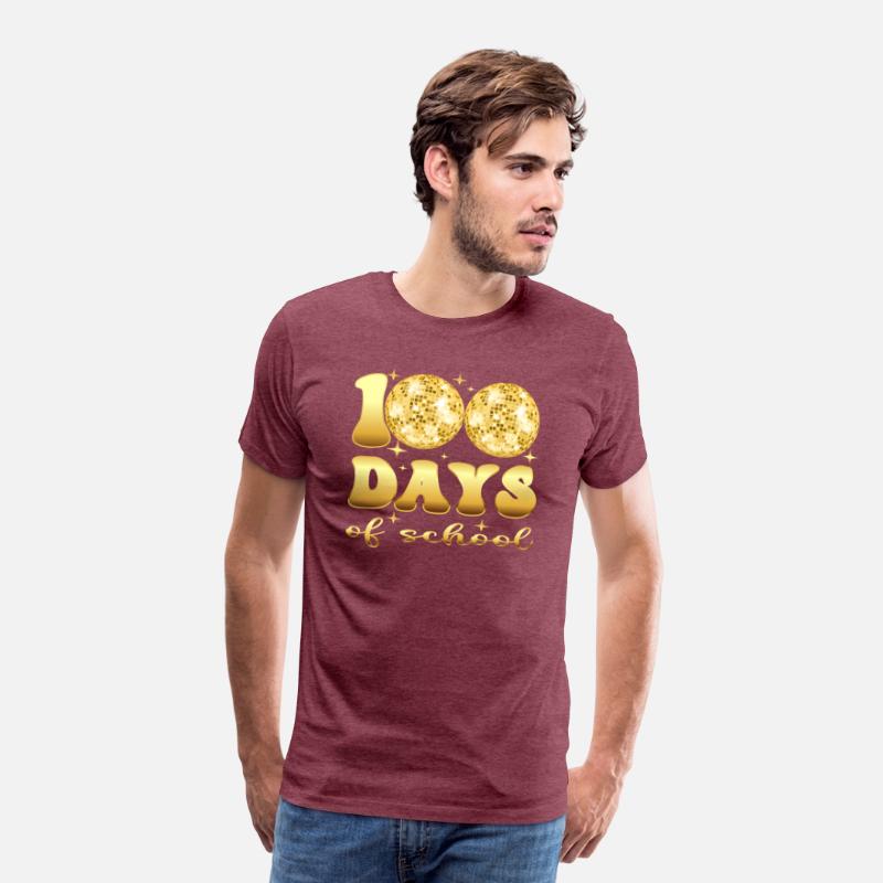 100 Days of School Retro Disco Hearts