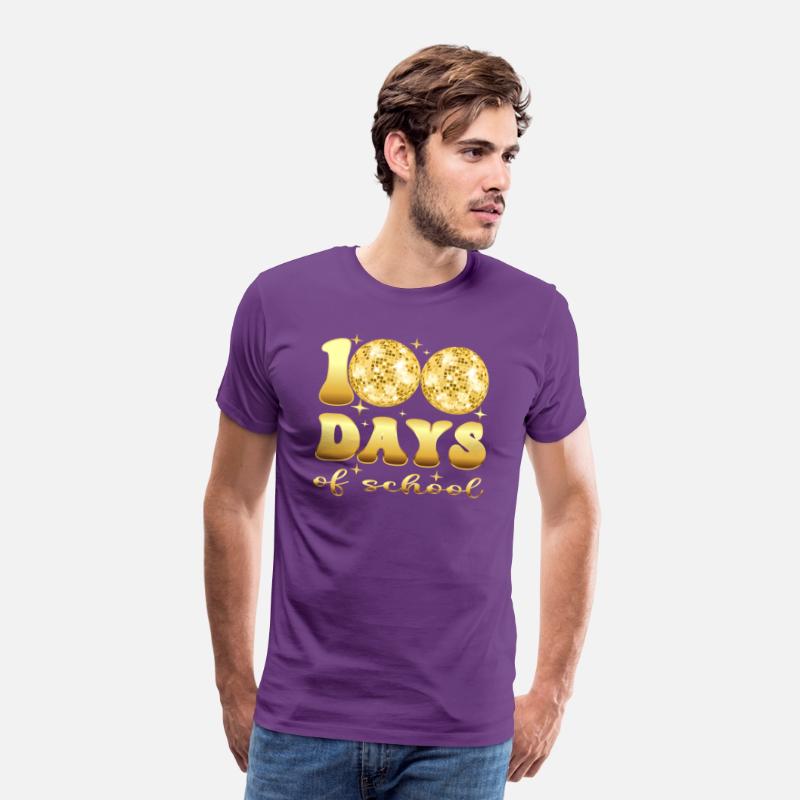 100 Days of School Retro Disco Hearts