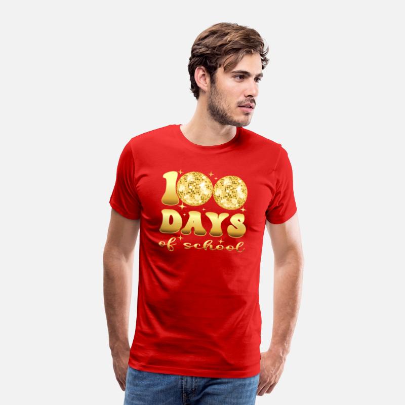 100 Days of School Retro Disco Hearts