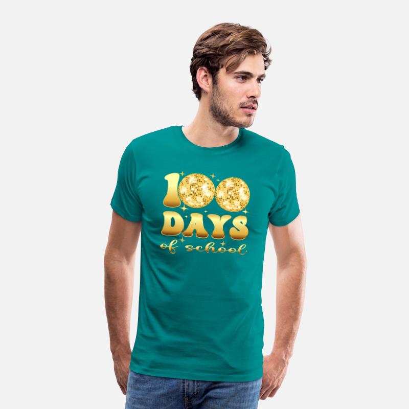 100 Days of School Retro Disco Hearts