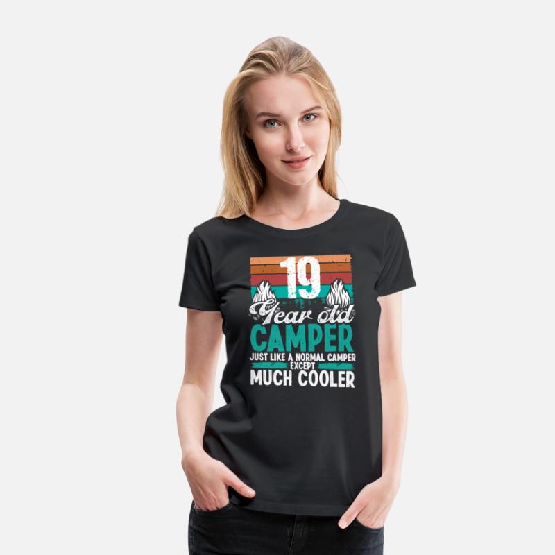 19 Year Old Camper Scouting Camping 19 Birthday
