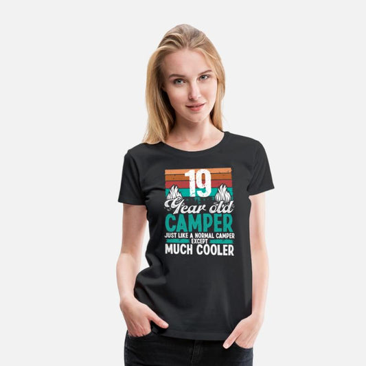 19 Year Old Camper Scouting Camping 19 Birthday