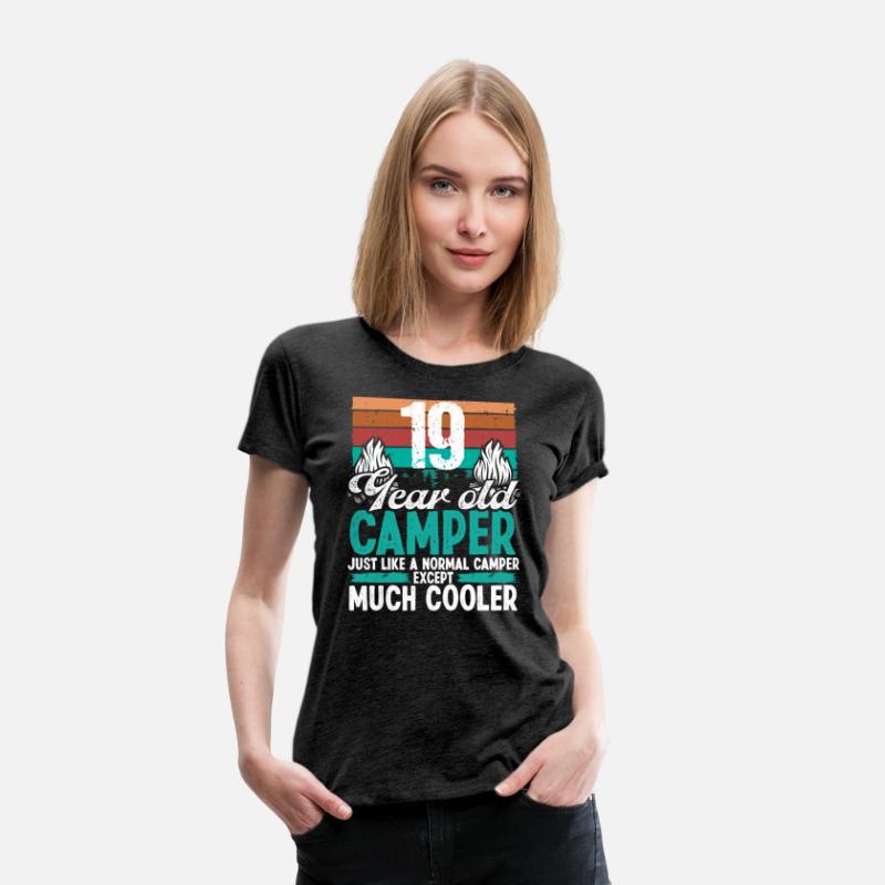 19 Year Old Camper Scouting Camping 19 Birthday