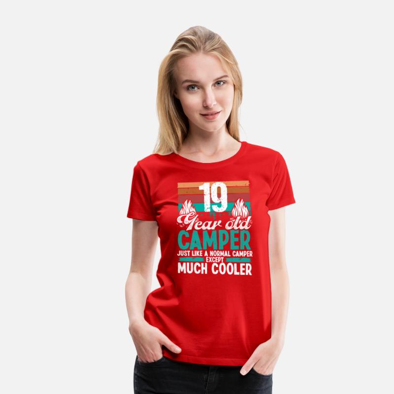 19 Year Old Camper Scouting Camping 19 Birthday