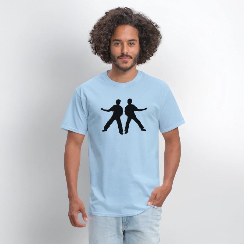2 friends air guitar