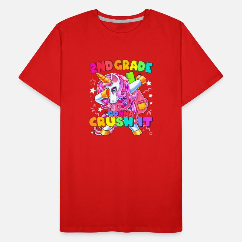 2nd Grade Dabbing Unicorn Back to School Girls
