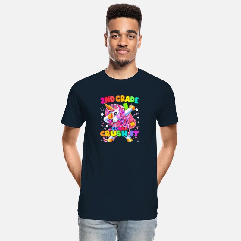 2nd Grade Dabbing Unicorn Back to School Girls
