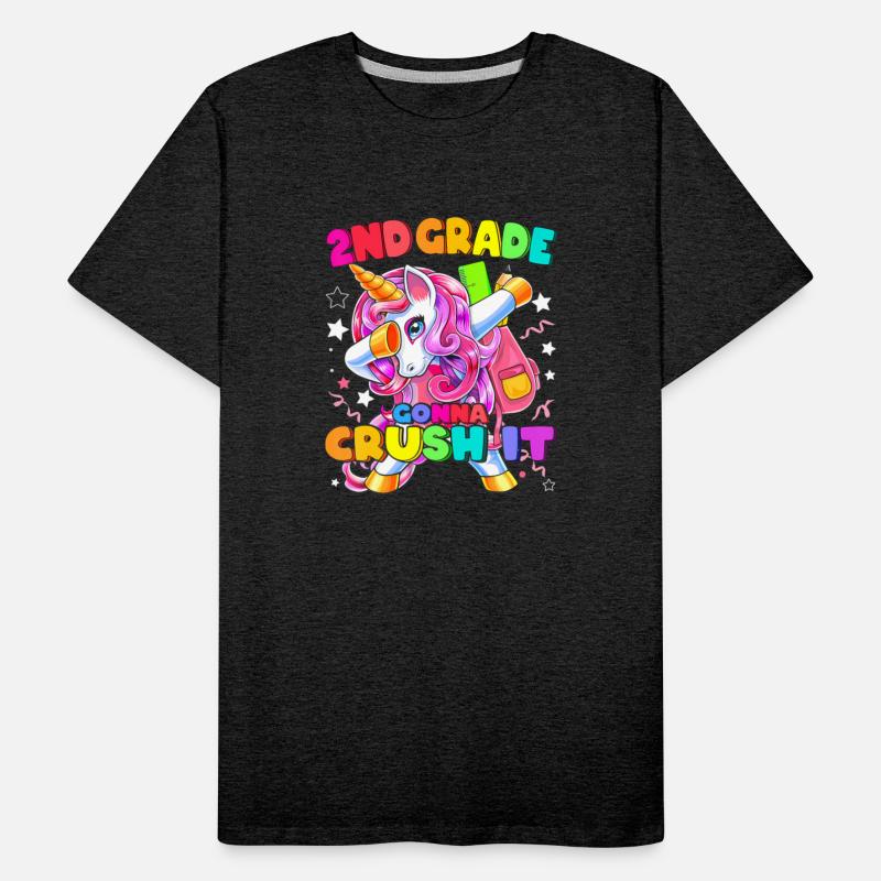 2nd Grade Dabbing Unicorn Back to School Girls