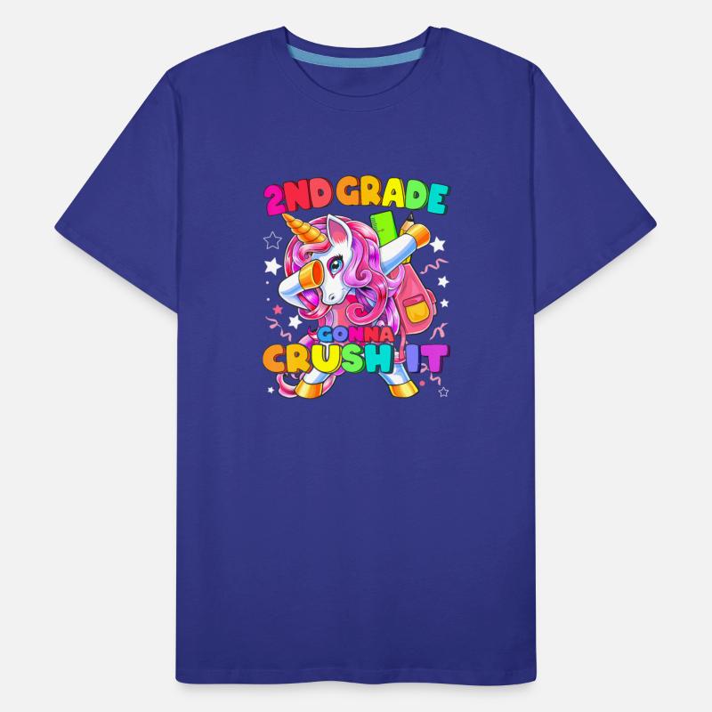 2nd Grade Dabbing Unicorn Back to School Girls