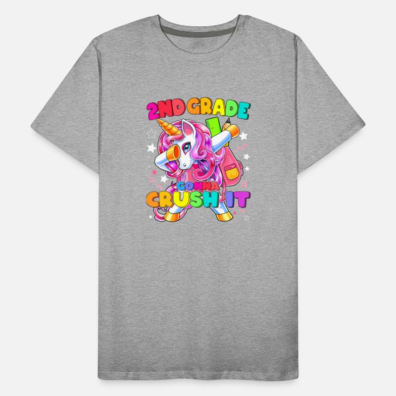 2nd Grade Dabbing Unicorn Back to School Girls