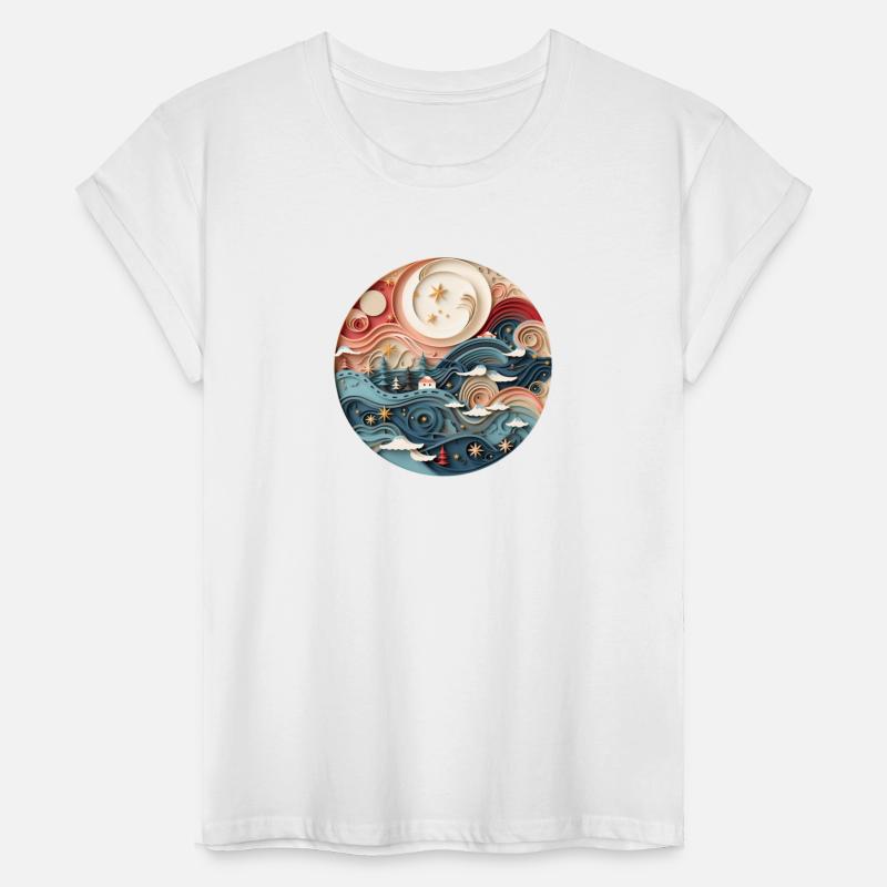 3D christmas sticker circle