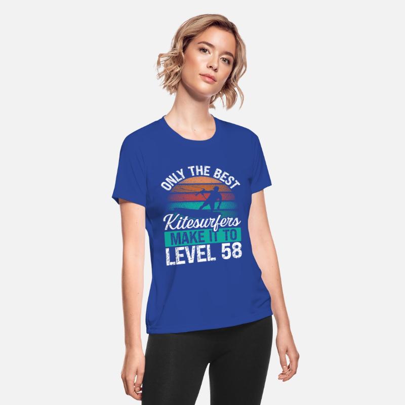 58 Kitesurf Level 58 Year Retro Kiteboarding