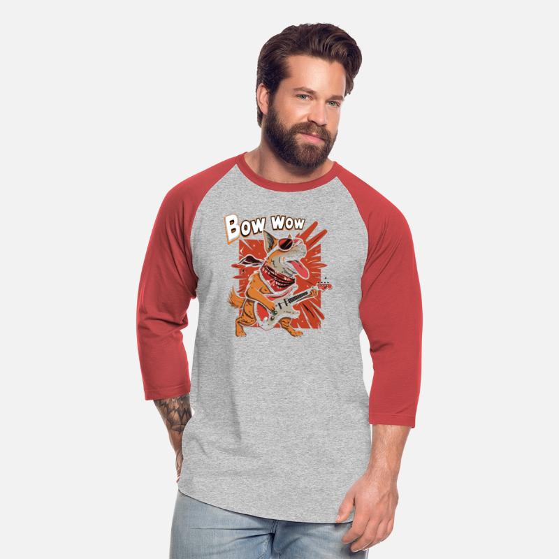A Cute Cartoon dog play Guitar