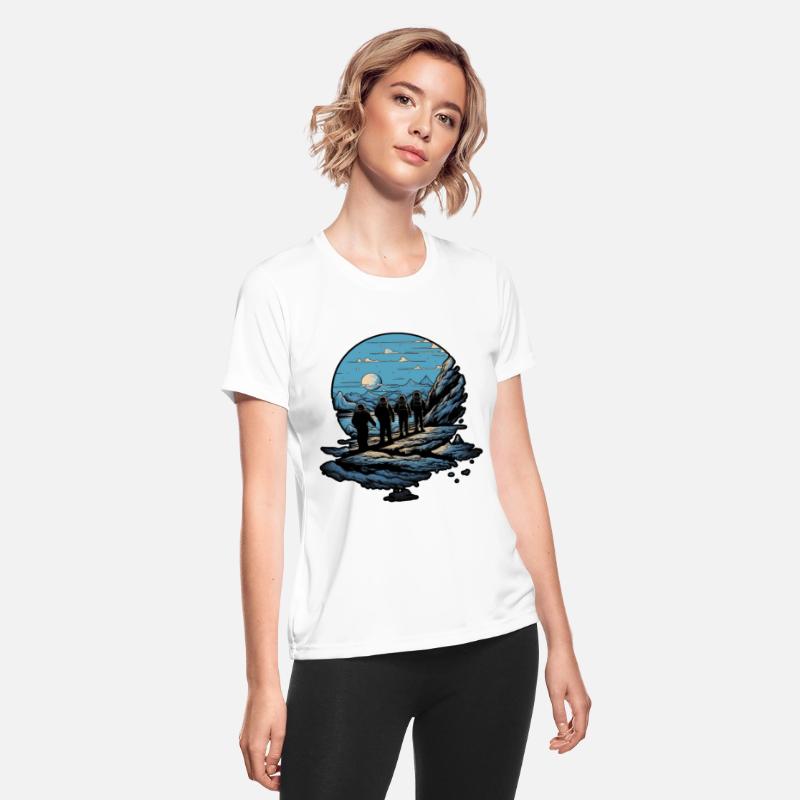 A group of Astronauts Exploring an Alien planet