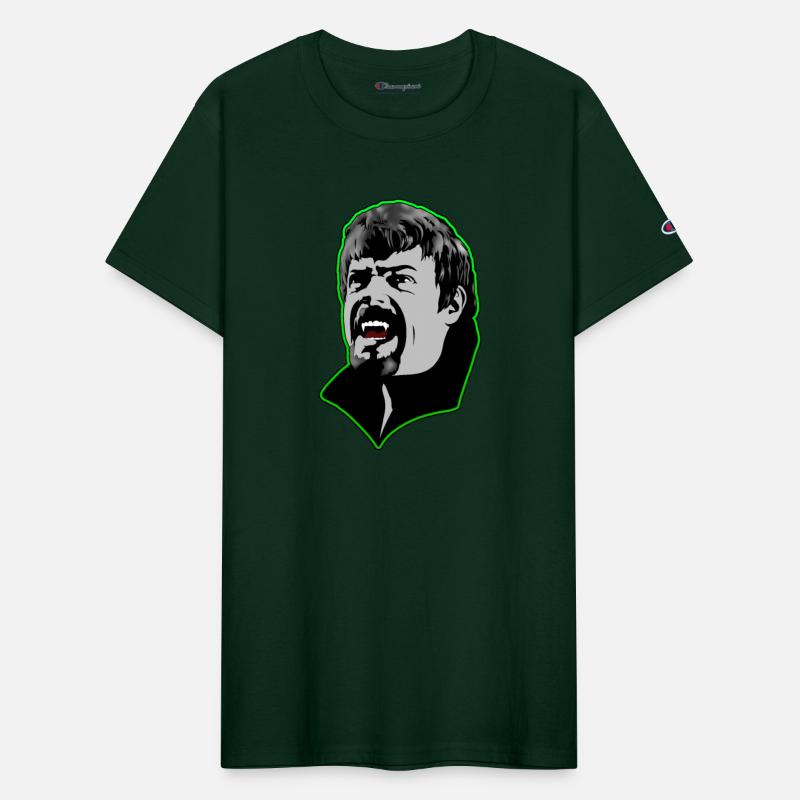 A hungry hissing vampire man - green