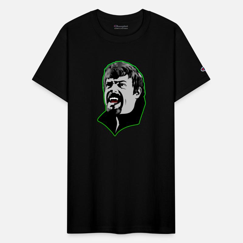 A hungry hissing vampire man - green