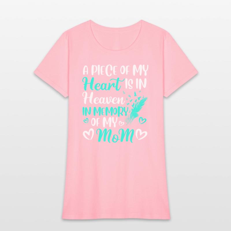 A Piece Of My Heart Is In Heaven In Memory Of Mom