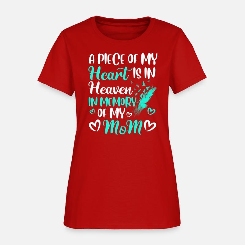 A Piece Of My Heart Is In Heaven In Memory Of Mom