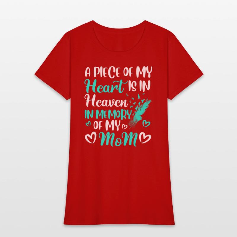 A Piece Of My Heart Is In Heaven In Memory Of Mom