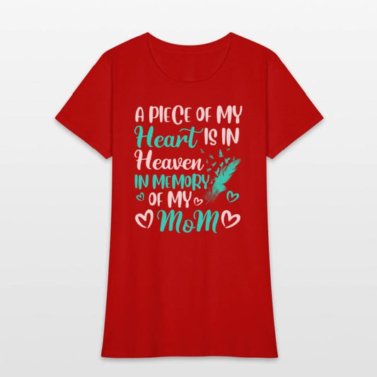 A Piece Of My Heart Is In Heaven In Memory Of Mom