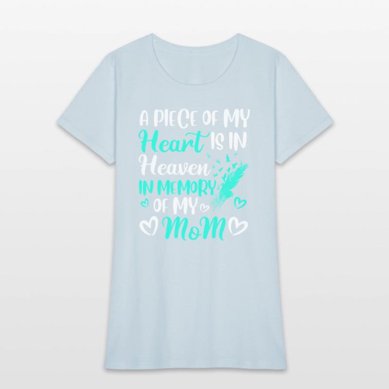A Piece Of My Heart Is In Heaven In Memory Of Mom