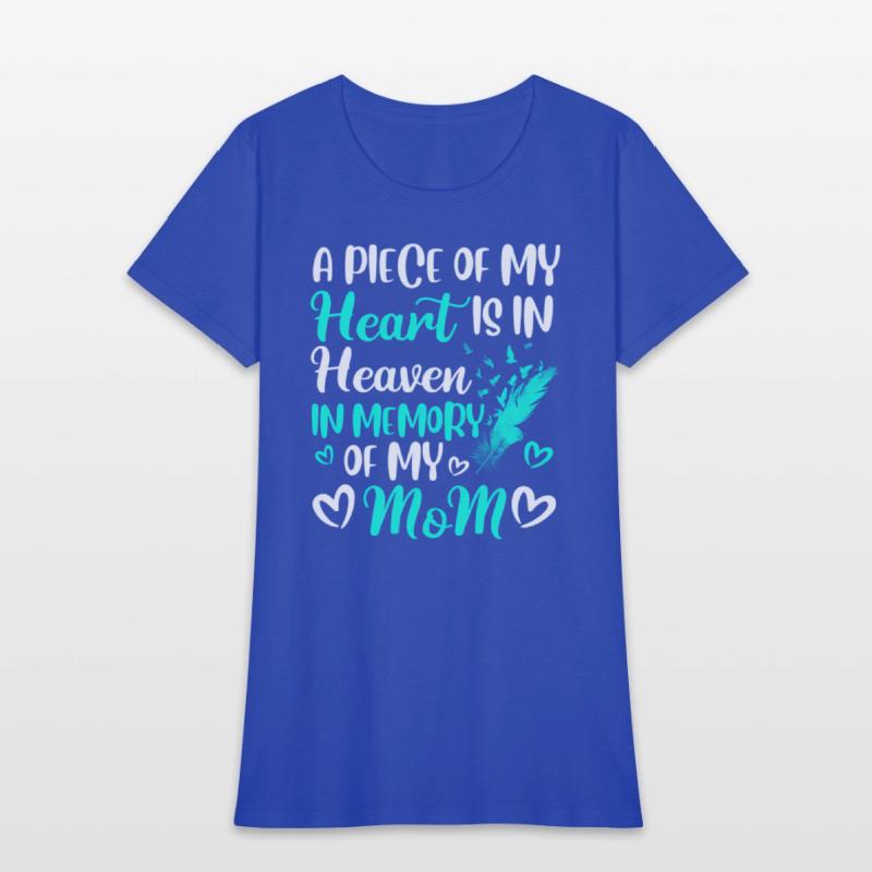 A Piece Of My Heart Is In Heaven In Memory Of Mom