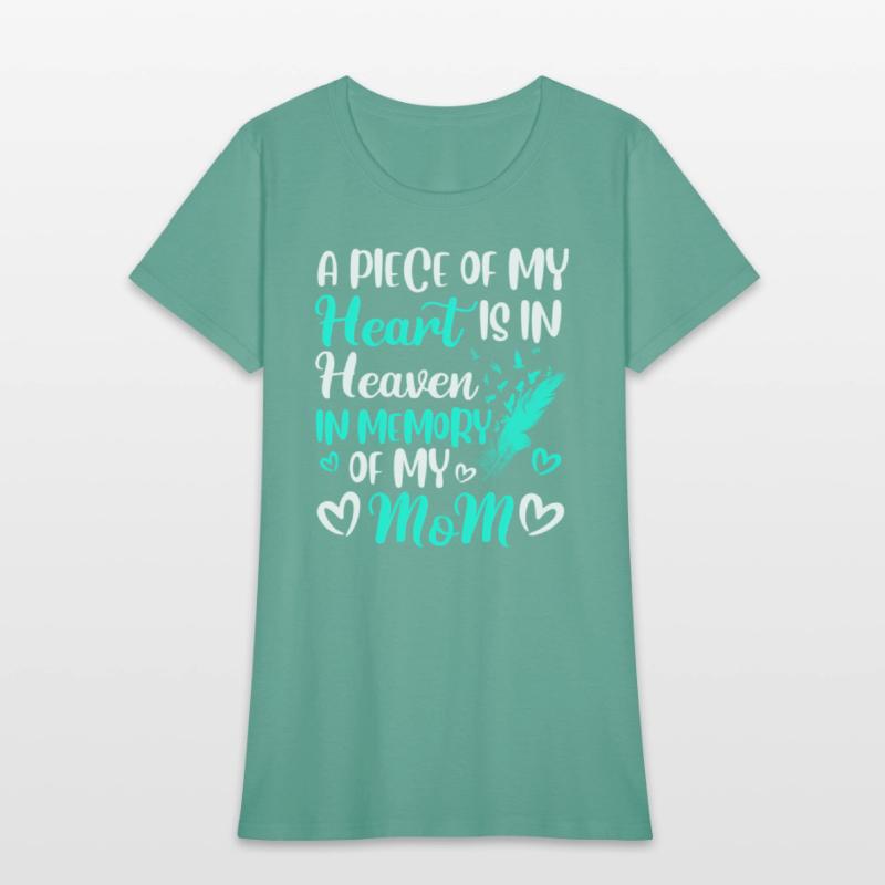 A Piece Of My Heart Is In Heaven In Memory Of Mom