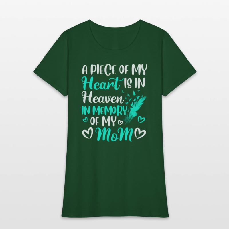 A Piece Of My Heart Is In Heaven In Memory Of Mom
